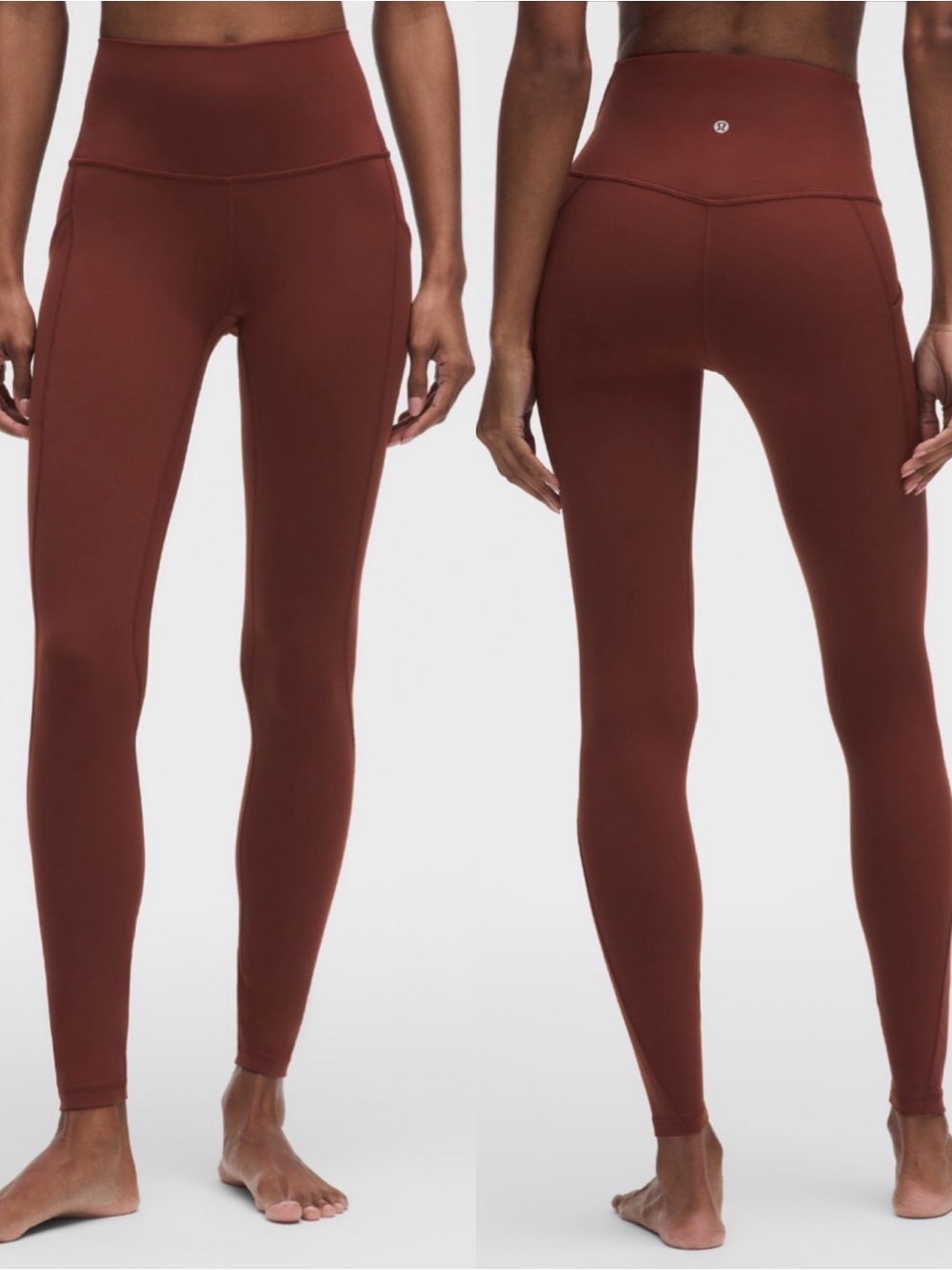 Lululemon Align High-Rise Pant with Pockets 28" SZ 2 Cranberry Charm